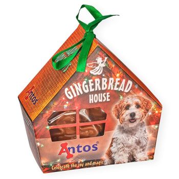 🎄 Antos gingerbread house, galletas de jengibre artesanas para perro