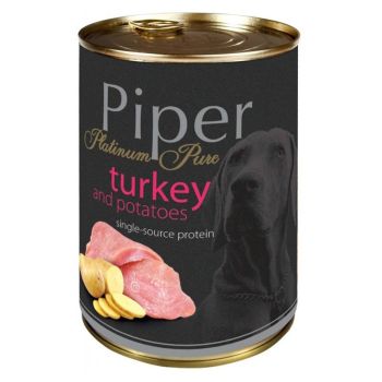 Piper platinum pure, comida para perros con pavo y papas