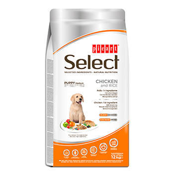 Select puppy medium chicken and rice