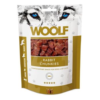 Woolf dog snack rabbit chunkies