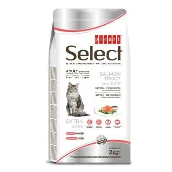 Select cat adult sensitive sterilised / light salmon and rice